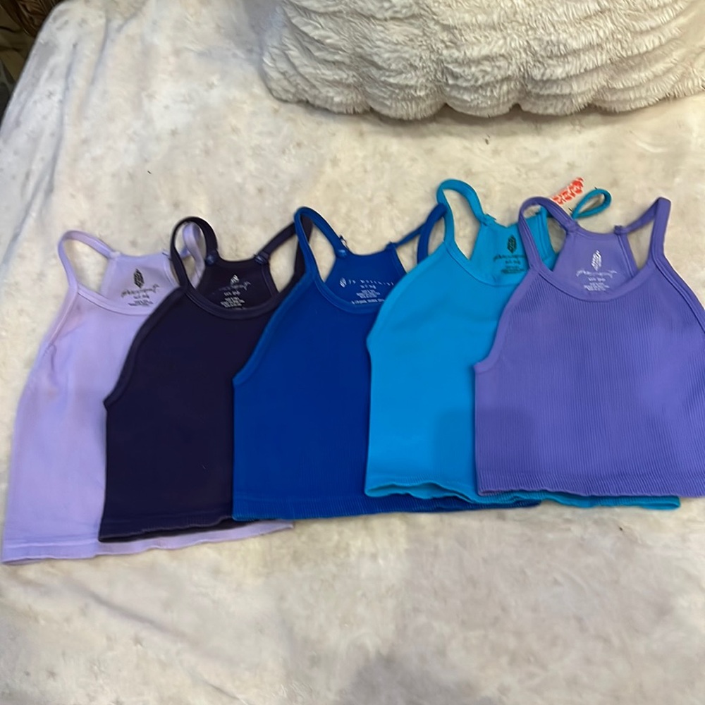 NEW🌺Free people summer colors happiness run crop tank - Picture 11 of 17